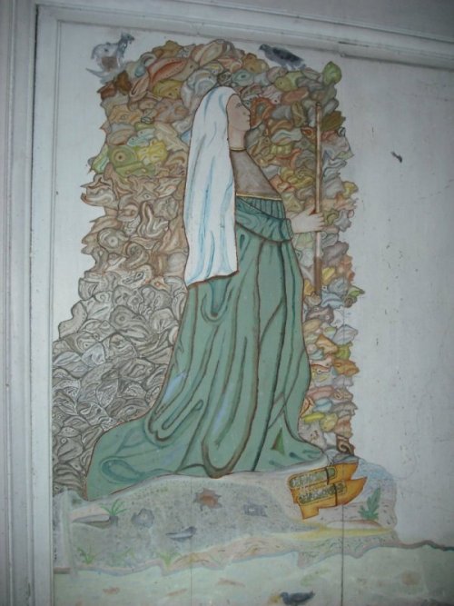 Drosnay church fresco worshipper small.JPG