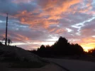 21 Sep #10 0812hrs Sunlit clouds above Cruz de Ferro.JPG