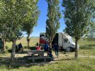 The second of the two food trucks on the Meseta between Carrion de los Condes and Calzadilla de la Cueza