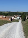 Approaching Calzadilla de la Cueza