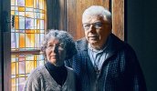 Leonard and Elisabeth Tandeau de Marsac.  Photo by  Denis Meyer. Hans Lucas pour La Vie.jpg