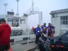 Blaye, Cycle Pilgrims on the Ferry.webp