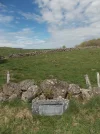 029-10 Memorial to French Pelegrin Patrick Coudert who died near Nasbinals in 2011.JPG