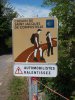 032-03 Be careful of pilgrims. A sign on the road to Espalion.JPG