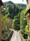 037-01 Leaving Conques across the 16th century Roman bridge.webp