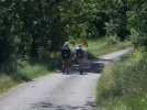 043-21 Pilgrims heading into Ligmogne en Quercy.webp