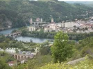 046-12 Looking down on Cahors. The bridge with towers is the 'Devils Bridge'.webp