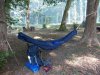 063-53 Hammock where I slept at the pilgrim rest stop before Geus d'Arzacq.JPG