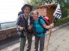 070-35 Tsujimoto from Japan and a girl from Breton set off from Orisson to Roncesvalles.JPG