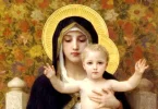 William Bouguereau - The Virgin of the Lilies _1899_ (1) (784 x 543).webp