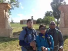 day 6 At the Arco de San Benito in Sahagun, which marks the midway point of the Camino France...webp