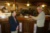 0478-old lady and Keith Hatcher in Gambrinus pub (Logrono, 22.05.2011).jpg