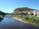 2 Sep #9 1134hrs Najera. View of the Rio Najerilla and the town centre.webp