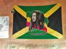 Bob Marley on Albergue Amanecer Wall Villarmentero de Campos.webp