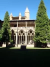 25 Aug #25 1708hrs Pamplona Catedral Santa Maria la Real Cloister gardens.JPG