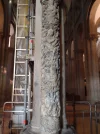 2 Oct #33 1858hrs (corrected time) Santiago de Compostela Column at entrance to cathedral.webp