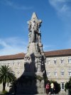 3 Oct #23 1514hrs (corrected time) Santiago de Compostela Statue commemorating St Francis pilg...JPG