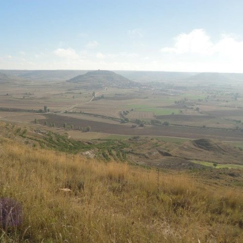 Alto de Mostelares; View of " The Granaries of Spain": The Meseta