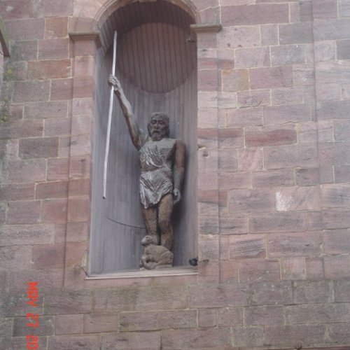 12th C. St. James Statue above Spanish Gate at SJPDP