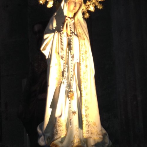 Statue of Virgin Mary , Cathedral, Santiago