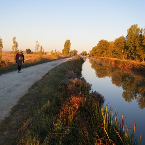 Morning Canal - approaching Fromista
