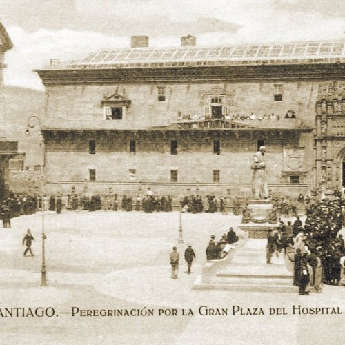 Plaza de Obradoiro year 1900