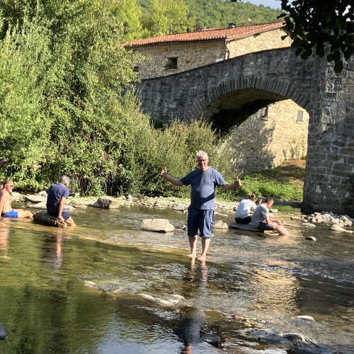 Playing in the River at Zubiri