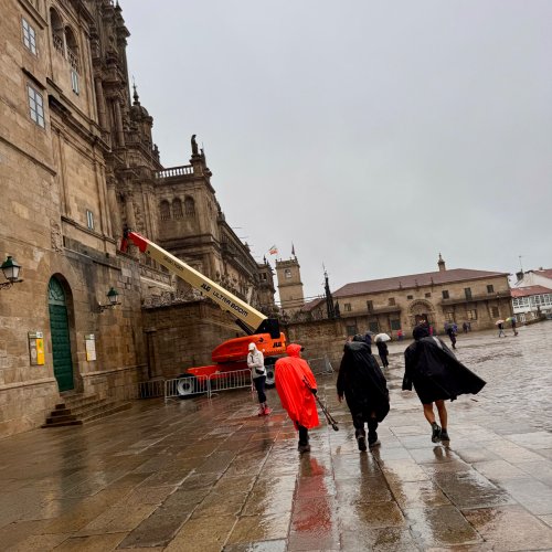 Rainy days in Santiago