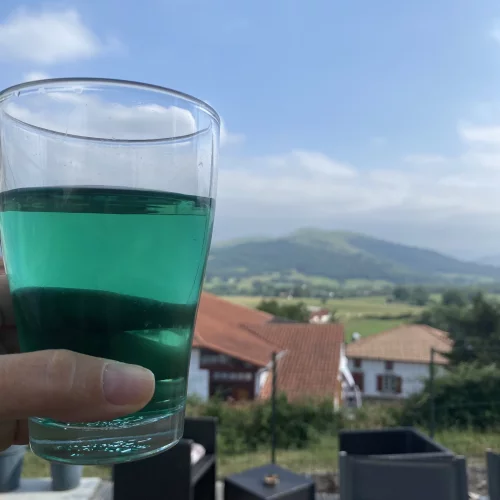 Menthe Sirop in a gîte