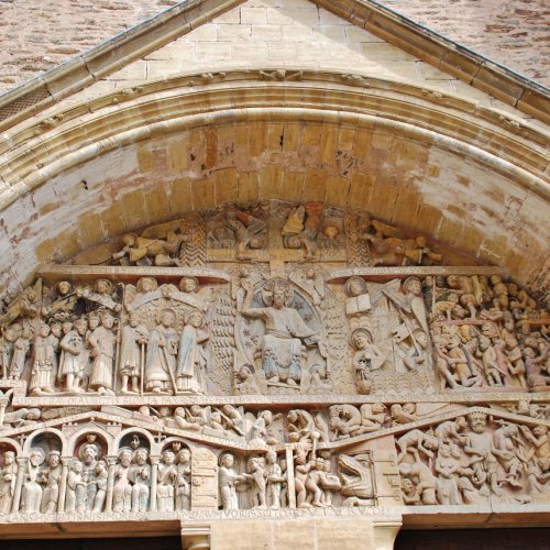 Tympanum Conques Cathedral