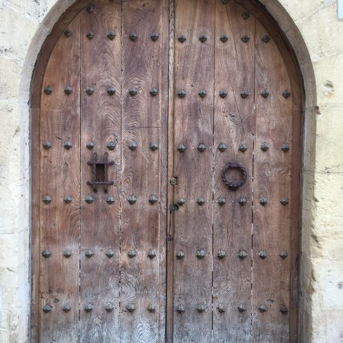 Doors to cathedral in Oviedo