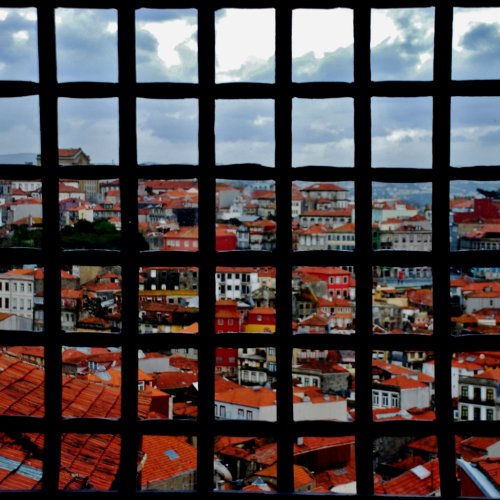 Porto Framed by the Window in the gallery of Photography, Porto.