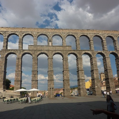Segovia Roman aqueduct 167 arcs