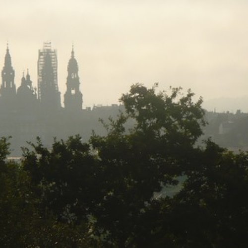 Leaving Santiago de Compostela