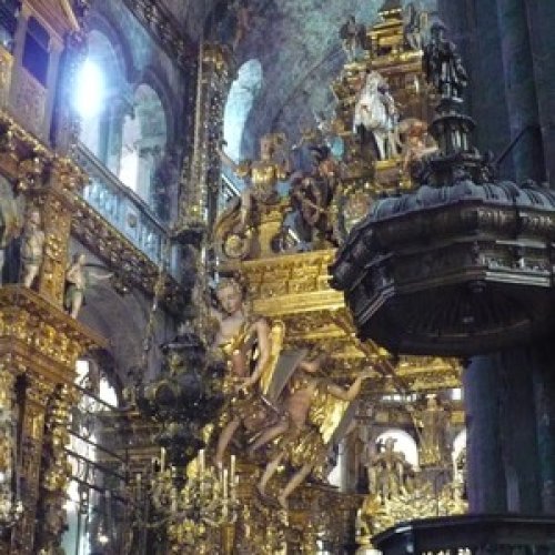 The retablo at Santiago de Compostela Cathedral