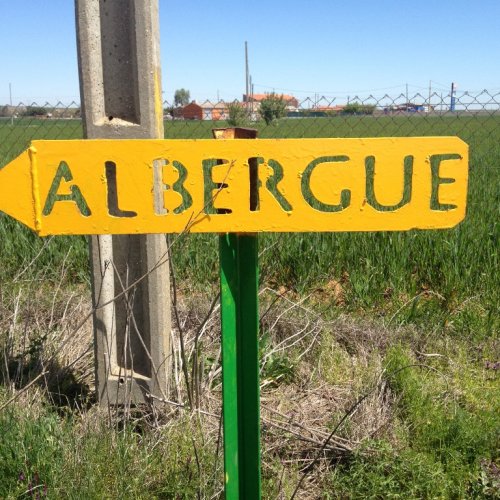 Via de la Plata Albergue Sign