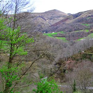 Rural scene on the route to Valcarlos in Spring - April 2016