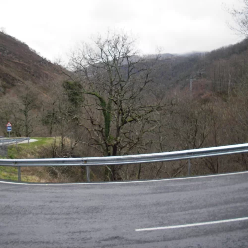 Paved road to Roncesvalles, after Valcarlos