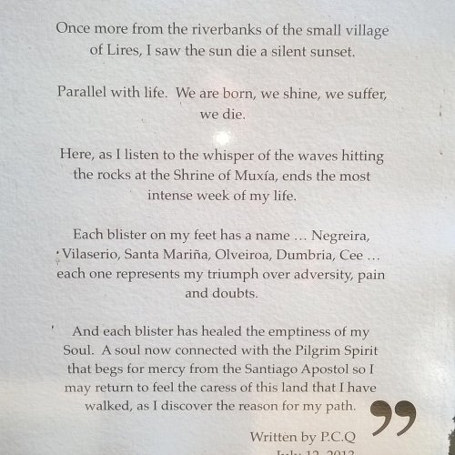 Poem about the Camino