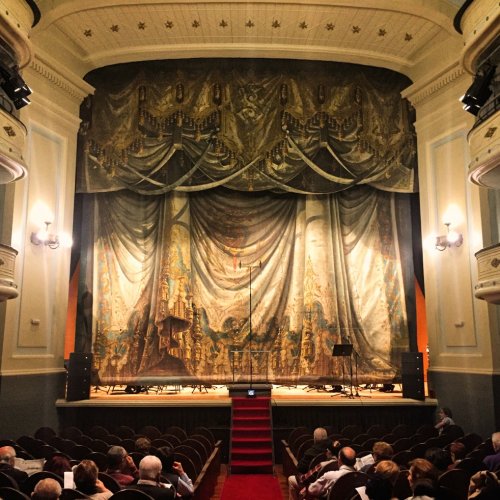 Lovely Teatro Principal on Rua Nova. Santiago de Compostela