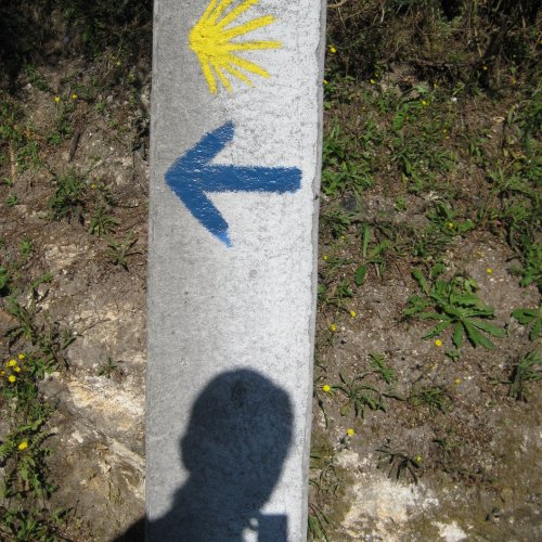 A Camino must - a shadow selfie