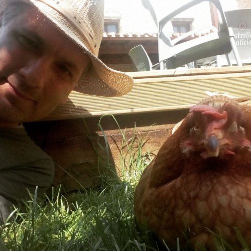 Selfie with Hen