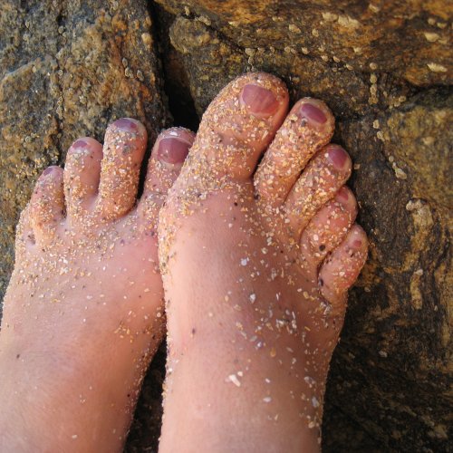 Happy Feet in Finisterra Sand