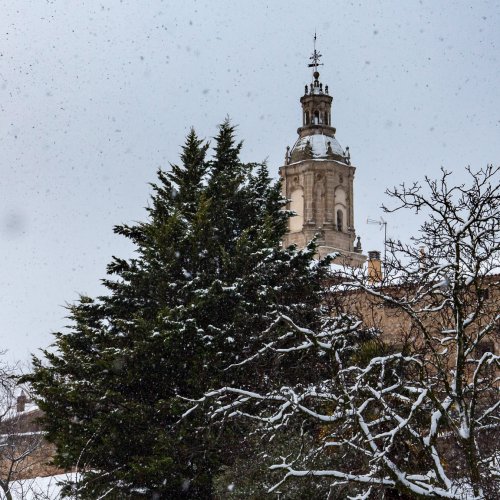 Midday Snow on the Iglesia de San Andres